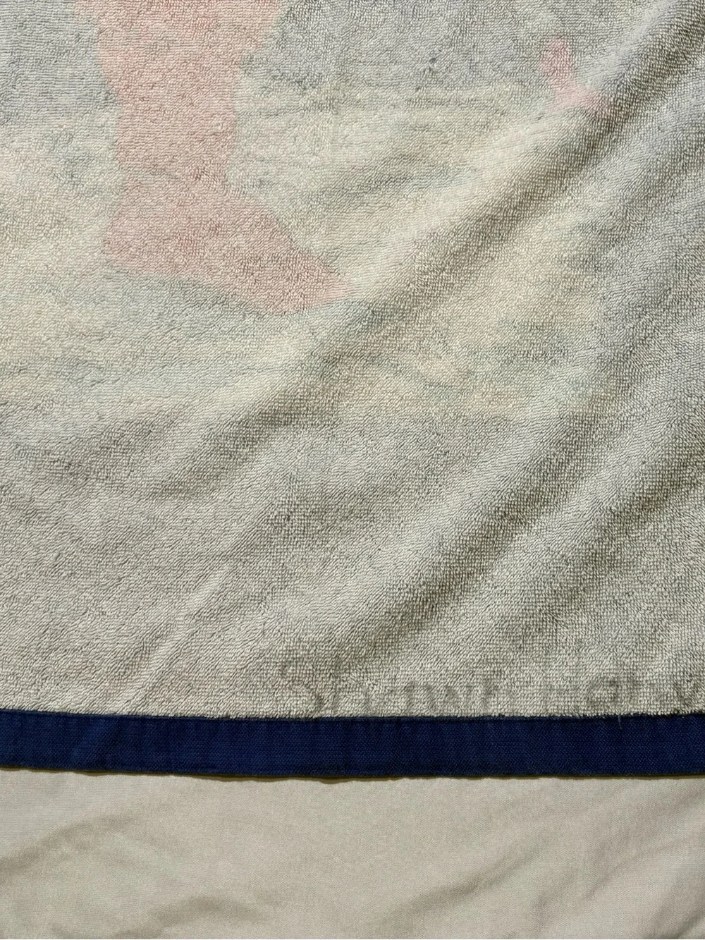 He-Man Masters of the Universe Beach Blue Towel Made in Japan Vtg 1985 RARE